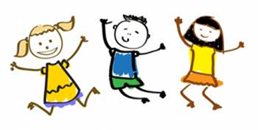 Cartoon of children playing