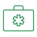 Icon of a first aid brief case