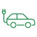 Icon of electric car