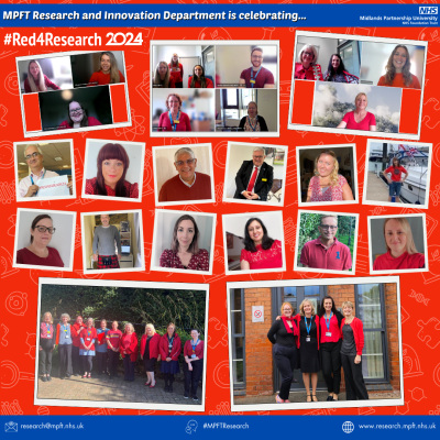 Red for Research staff photos